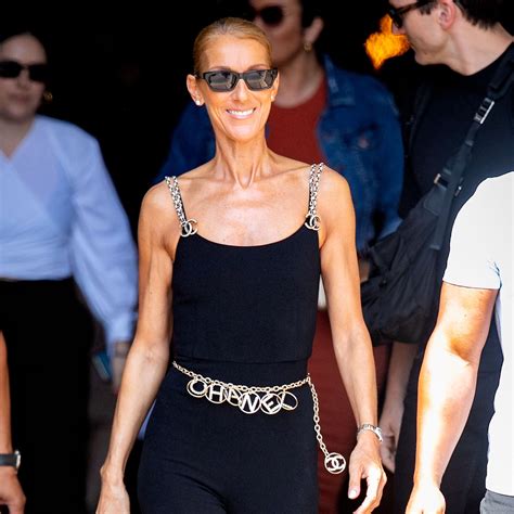 céline dion makes the case for chanel spandex